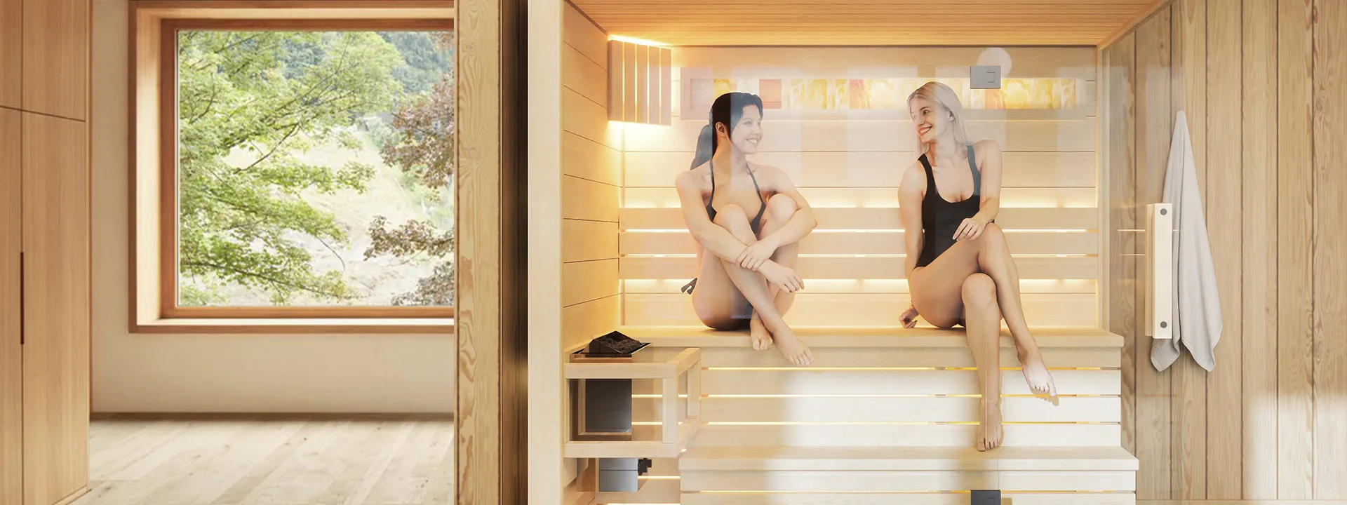 Финские и инфракрасные сауны и кабины