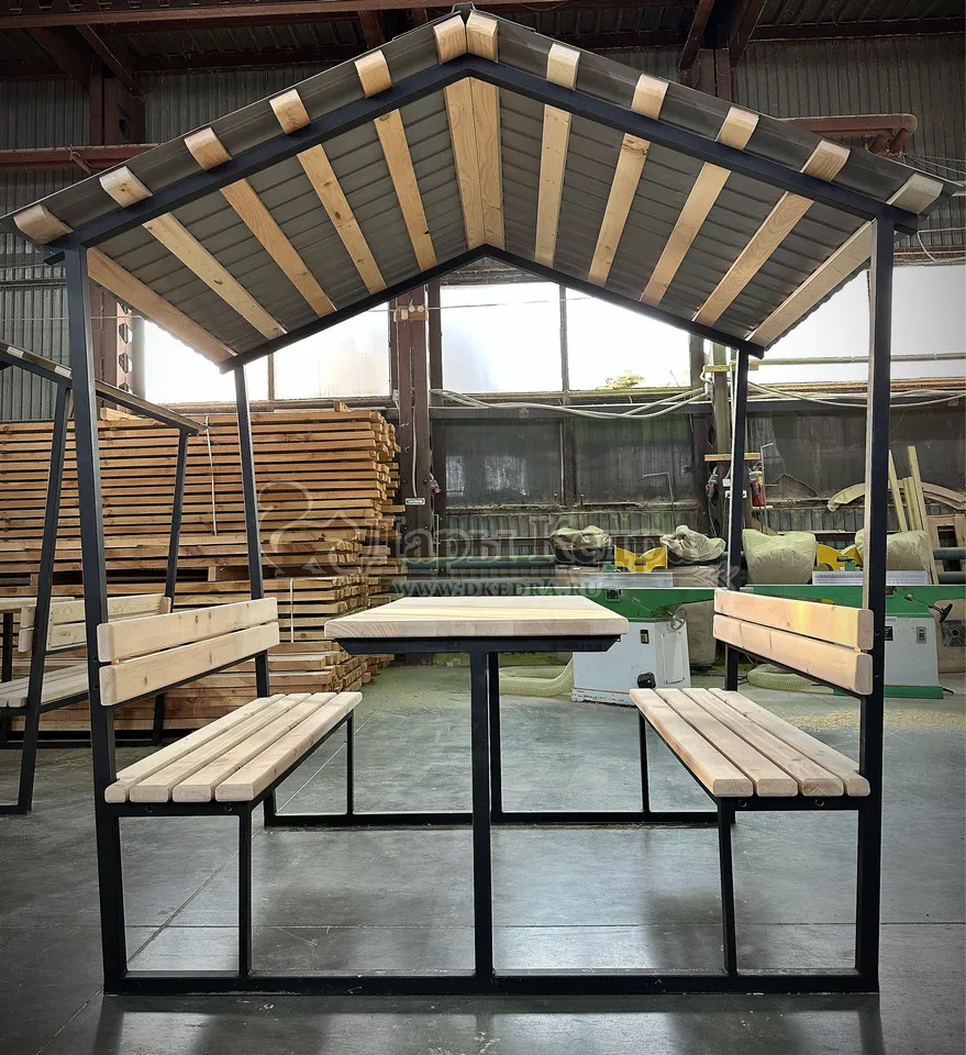 Беседка из металла